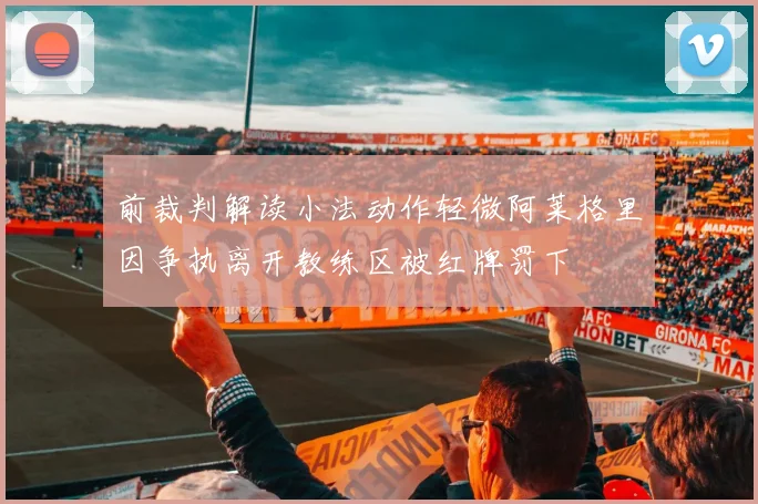 前裁判解读小法动作轻微阿莱格里因争执离开教练区被红牌罚下